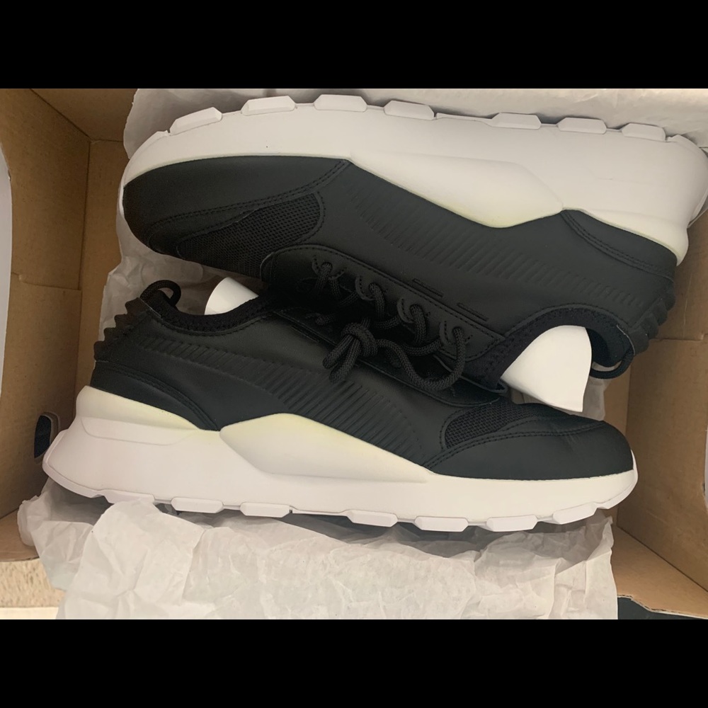 puma RS-0 808 black and white shoes